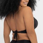 TOP MEIA TAÇA PLUS LISO PRETO