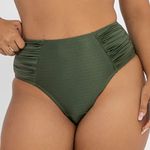 BIQUINI MAX DRAPEE LISO ZERO BARRIGA CACTOS