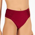 BIQUINI MAX DRAPEE FIO DENTAL LISO ZERO BARRIGA HIBISCO