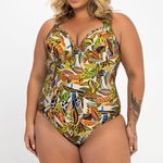 MAIO C/ BOJO RECORTE E TRANÇA ESTAMP. ZB FLORESTA VERDE