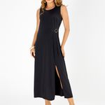 VESTIDO PREGAS LATERAIS PRETO