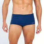 SUNGA SLIP COM LISTRA MARINHO