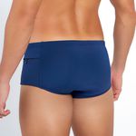 SUNGA SLIP COM ZIPER MARINHO