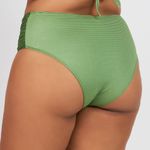 Biquini Max Drapee Liso Zero Barriga Botanico