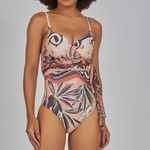 MAIÔ SAIDA COM BOJO ESTAMPADO BRASIL POP