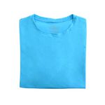 Camiseta Ultra Slim Longa Azul Claro - Algodão Egípcio 