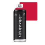 SPRAY HARDCORE VERMELHO VIVO BRILHANTE RV3001 MONTANA 400ML