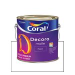 CORAL DECORA ACRÍLICO FOSCO BRANCO 3,6L