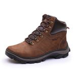 Coturno de Couro Masculino Adventure Bota Masculina Couro Montana