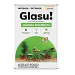 Tinta Acrílica Standard Máxima Eficiência Fosco 18L Glasu