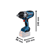 Chave De Impacto a Bateria 3/4" GDS 18V-1050H Sem Bateria Bosch