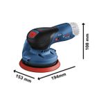 Lixadeira Orbital a Bateria GEX 12v-125 12v Sem Bateria Bosch