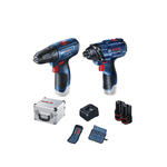 Parafusadeira Combo GSR 120 + GDR 120 com maleta Alumínio Bosch 