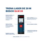 Medidor de Distancia a Laser GLM 20 Bosch