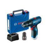 Parafusadeira Furadeira de Impacto 12v GSB 120-LI Com Maleta e Bateria Bosch