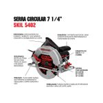 Serra Circular 5402 127v Skil