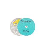 Disco Lixa Diamantada 4" Brilho D'água G1500 Stamaco