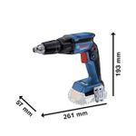 Parafusadeira A Bateria Drywall 18v GTB 185-LI Com Maleta + 2 Baterias Bosch