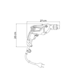 Furadeira Impacto 3/8 10MM RE 500W 127V Tramontina