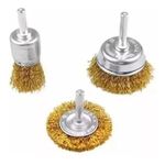 Jogo Escovas De Aco C/ 3pc Cortag 