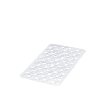 Tapete Banho 48x32cm Plástico Transparente Primafer Atlas