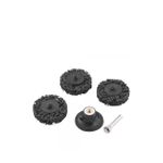 Jogo Discos Esponja Abrasiva 2" 50mm Com Haste Roloc Com 5pcs Vonder