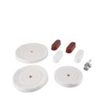 Jogo de Discos de Pano Para Polimento 100-150mm com 8pcs Vonder