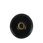 Plafon Plástico Bocal Porc E-27 Preto Foxlux