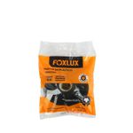 Plafon Plástico Bocal Porc E-27 Preto Foxlux