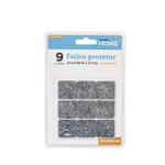 Feltro Quadrado Cinza 30x30mm 9pcs Stamaco