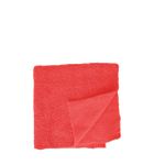 Toalha Microfibra Sem Costura Lados Liso e Felpudo 40x60 Vermelha Sigma