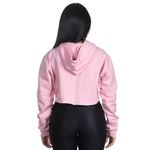 Cropped Moletom Flanelado Bawmi Rosa