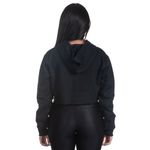 Cropped Moletom Flanelado Bawmi Preto