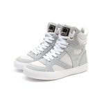 Tenis Sneaker Bawmi Cano Alto Feminino Branco