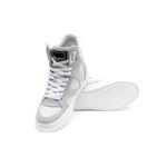 Tenis Sneaker Bawmi Cano Alto Feminino Branco