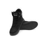 Tenis Sneaker Bawmi Cano Alto Feminino Preto