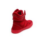 Tenis Sneaker Bawmi Cano Alto Feminino Vermelho
