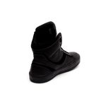 Tenis Sneaker Bawmi Cano Alto Feminino Preto com Ziper