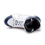 Tenis Sneaker Bawmi Cano Alto Feminino Azul/Branco