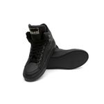 Tenis Sneaker Bawmi Cano Alto Feminino Preto