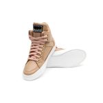 Tenis Sneaker Bawmi Cano Alto Feminino Rose