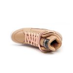 Tenis Sneaker Bawmi Cano Alto Feminino Rose