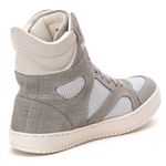 Tenis Sneaker Bawmi Cano Alto Feminino Off White