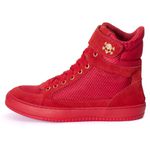 Tenis Sneaker Bawmi Cano Alto Feminino Vermelho