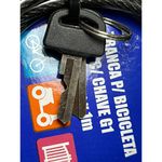 Cadeado Tranca Para Bicicleta Com Chave 6mm Com 1 Metro