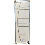 Porta Madeira 74cm Branca Completa