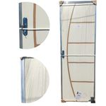 Porta Madeira 74cm Branca Completa
