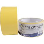 FITA DEMARCACAO SOLO 48MMX14M AMARELA 7637 BRASFORT 