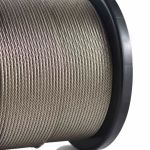 Cabo de Aço 5/32 AF. Galvanizado TRD. 6x7 Rolo 100 metros