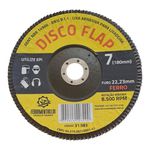 LIXA FLAP DISC 180X22 G 40 OXIDO ALUMINIO LDI